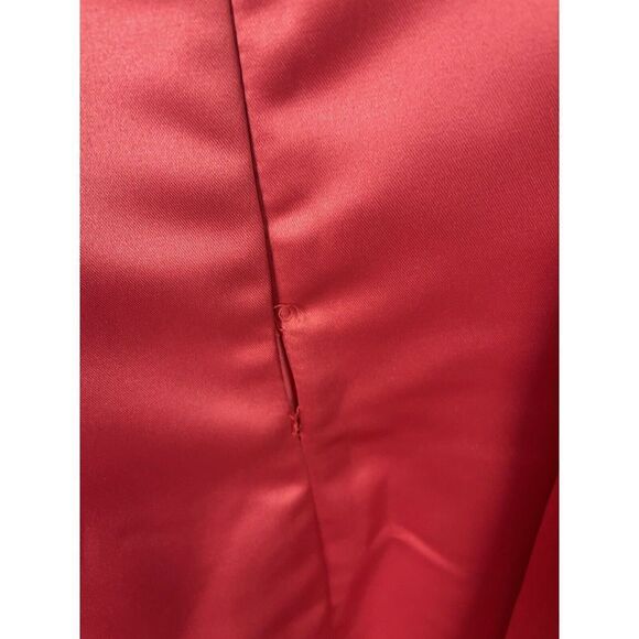 Gunne Sax Jessica McClintock Y2K Pink Bow Tulle Long Formal Prom Dress Sz S 1/2 - Picture 10 of 10